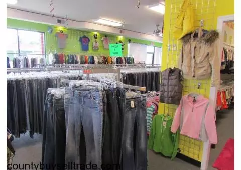 Resale Clothing Store for Sale