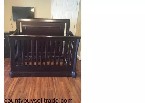 Baby Cache Convertible Crib-Cherrywood