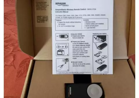 Amazon basics camera remote