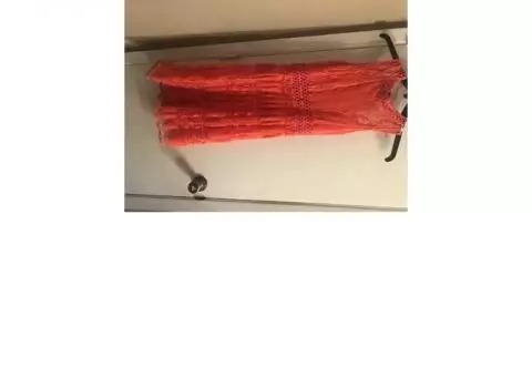 a'reve small coral lace dress